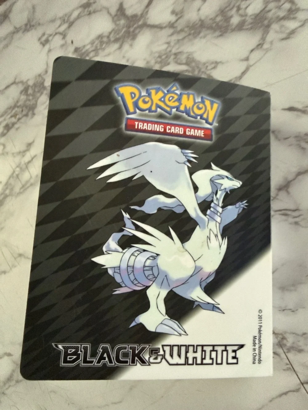 Pokémon Trading Card Game Black & White Card Holder with 30 Sleeves